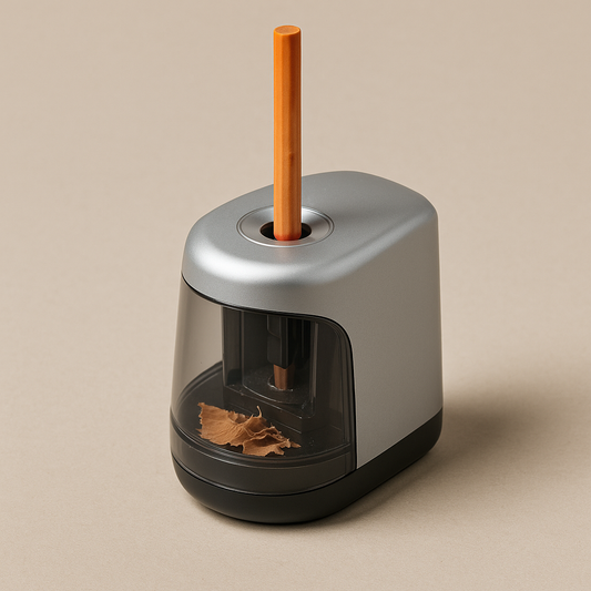 Compact automatic pencil sharpener